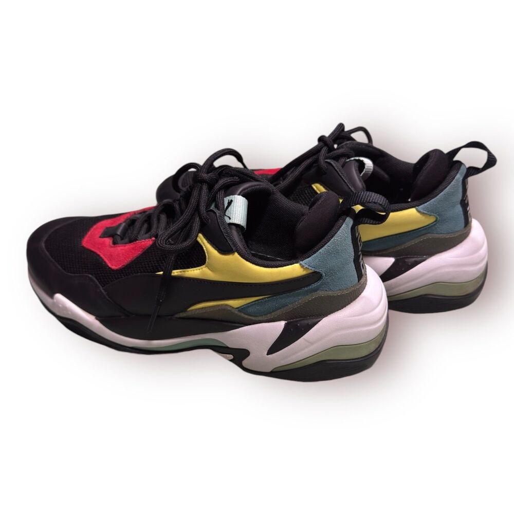 Puma Thunder Spectra Black Shoes Y2K‎ Sneakers Size 9 - Picture 3 of 7